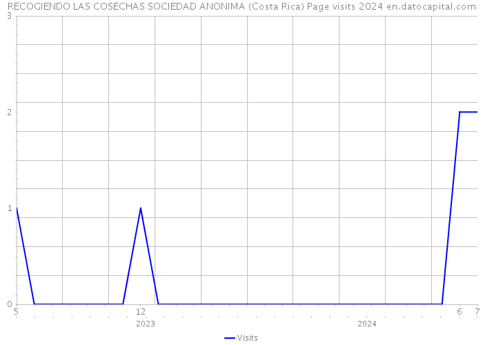 RECOGIENDO LAS COSECHAS SOCIEDAD ANONIMA (Costa Rica) Page visits 2024 