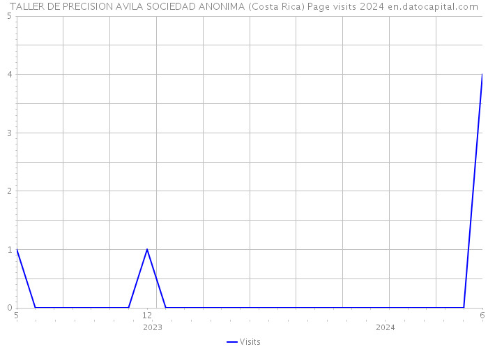 TALLER DE PRECISION AVILA SOCIEDAD ANONIMA (Costa Rica) Page visits 2024 
