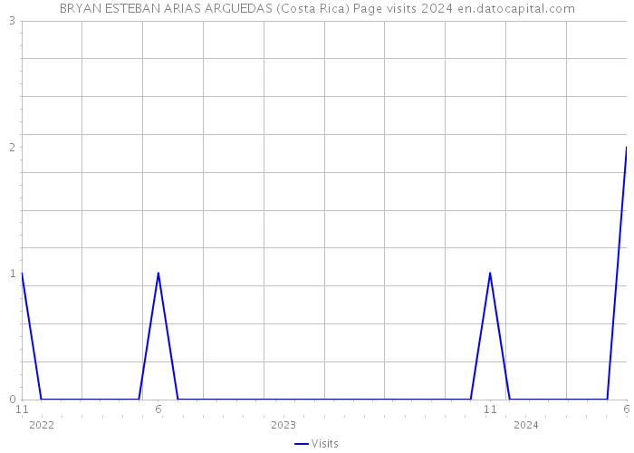 BRYAN ESTEBAN ARIAS ARGUEDAS (Costa Rica) Page visits 2024 