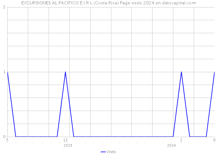 EXCURSIONES AL PACIFICO E I R L (Costa Rica) Page visits 2024 