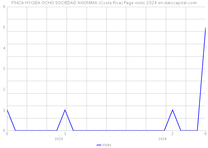 FINCA HYGIEA OCHO SOCIEDAD ANONIMA (Costa Rica) Page visits 2024 