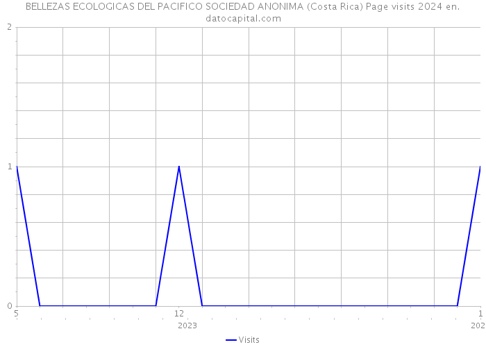 BELLEZAS ECOLOGICAS DEL PACIFICO SOCIEDAD ANONIMA (Costa Rica) Page visits 2024 