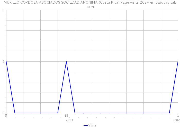 MURILLO CORDOBA ASOCIADOS SOCIEDAD ANONIMA (Costa Rica) Page visits 2024 