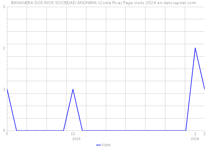 BANANERA DOS RIOS SOCIEDAD ANONIMA (Costa Rica) Page visits 2024 