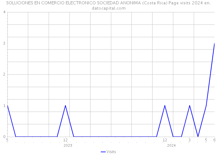 SOLUCIONES EN COMERCIO ELECTRONICO SOCIEDAD ANONIMA (Costa Rica) Page visits 2024 