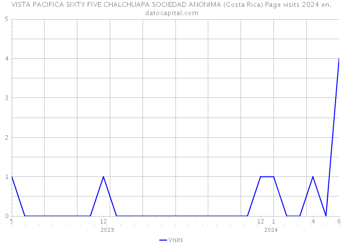 VISTA PACIFICA SIXTY FIVE CHALCHUAPA SOCIEDAD ANONIMA (Costa Rica) Page visits 2024 