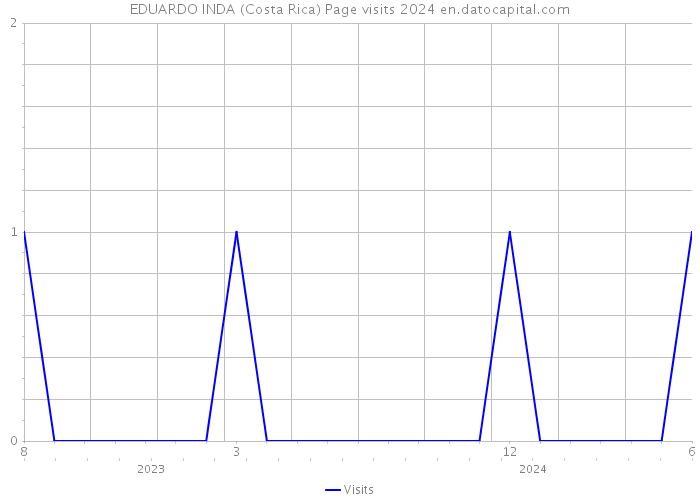 EDUARDO INDA (Costa Rica) Page visits 2024 
