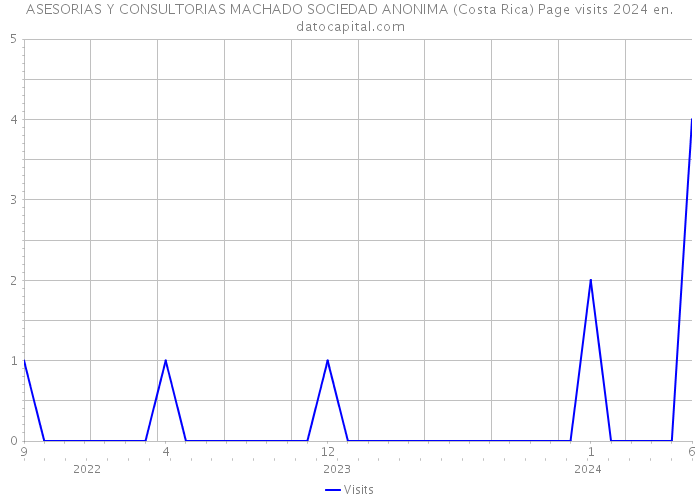 ASESORIAS Y CONSULTORIAS MACHADO SOCIEDAD ANONIMA (Costa Rica) Page visits 2024 