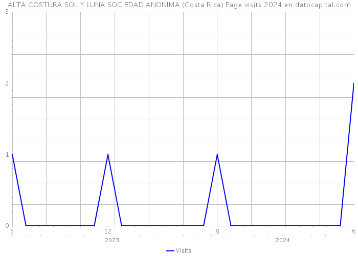 ALTA COSTURA SOL Y LUNA SOCIEDAD ANONIMA (Costa Rica) Page visits 2024 