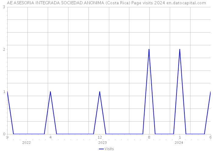 AE ASESORIA INTEGRADA SOCIEDAD ANONIMA (Costa Rica) Page visits 2024 