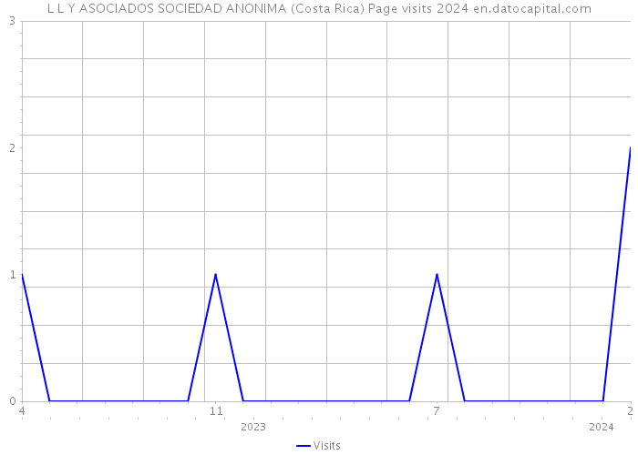L L Y ASOCIADOS SOCIEDAD ANONIMA (Costa Rica) Page visits 2024 