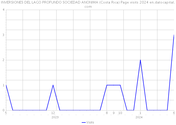 INVERSIONES DEL LAGO PROFUNDO SOCIEDAD ANONIMA (Costa Rica) Page visits 2024 