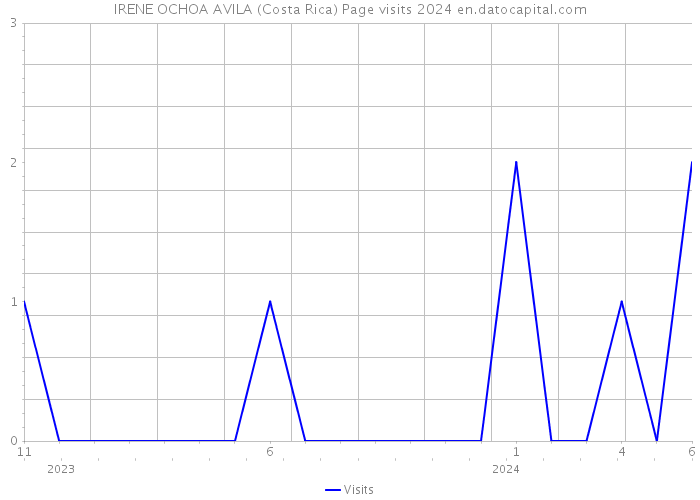 IRENE OCHOA AVILA (Costa Rica) Page visits 2024 