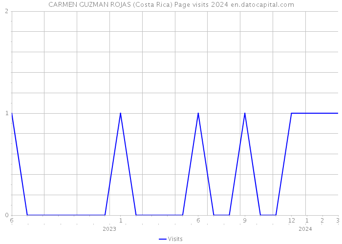 CARMEN GUZMAN ROJAS (Costa Rica) Page visits 2024 