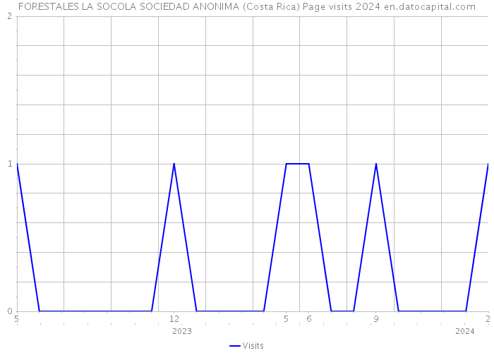 FORESTALES LA SOCOLA SOCIEDAD ANONIMA (Costa Rica) Page visits 2024 