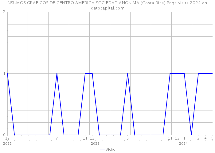 INSUMOS GRAFICOS DE CENTRO AMERICA SOCIEDAD ANONIMA (Costa Rica) Page visits 2024 