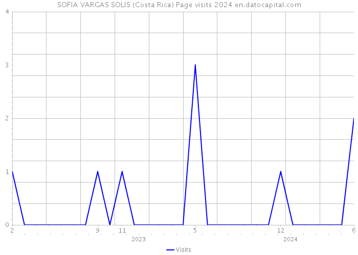 SOFIA VARGAS SOLIS (Costa Rica) Page visits 2024 