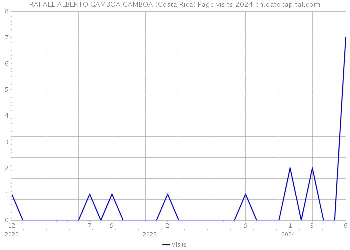 RAFAEL ALBERTO GAMBOA GAMBOA (Costa Rica) Page visits 2024 