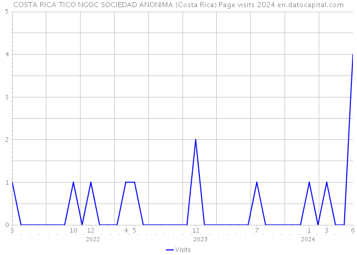 COSTA RICA TICO NGOC SOCIEDAD ANONIMA (Costa Rica) Page visits 2024 