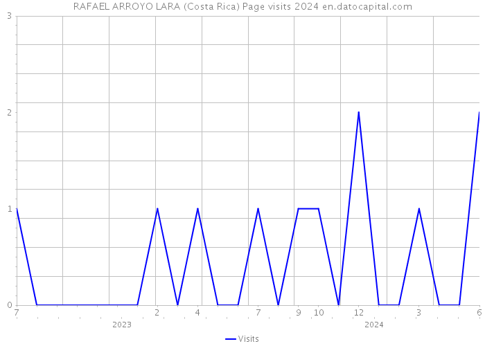 RAFAEL ARROYO LARA (Costa Rica) Page visits 2024 