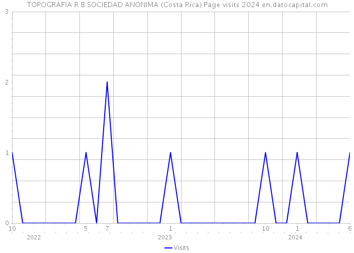 TOPOGRAFIA R B SOCIEDAD ANONIMA (Costa Rica) Page visits 2024 