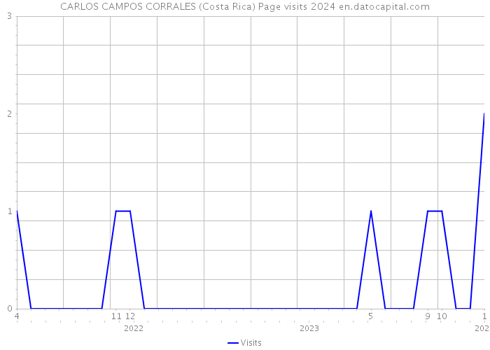 CARLOS CAMPOS CORRALES (Costa Rica) Page visits 2024 