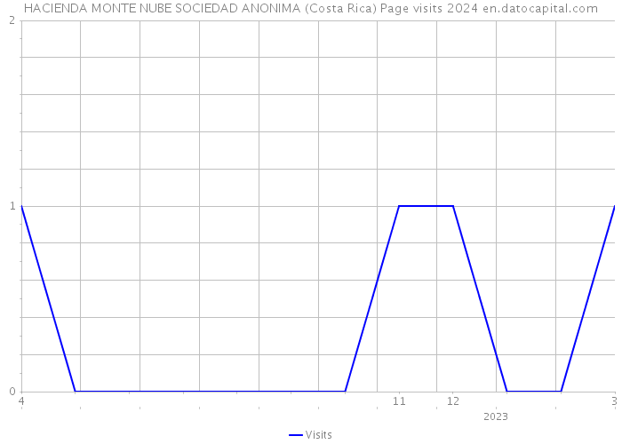 HACIENDA MONTE NUBE SOCIEDAD ANONIMA (Costa Rica) Page visits 2024 