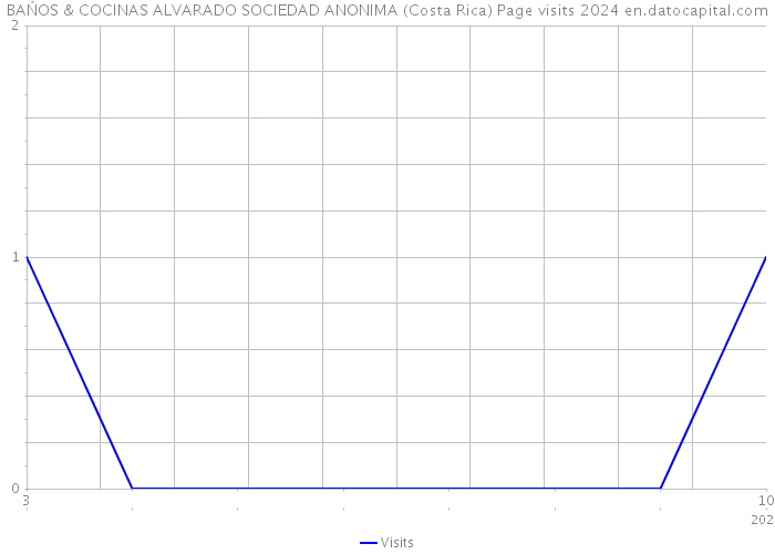 BAŃOS & COCINAS ALVARADO SOCIEDAD ANONIMA (Costa Rica) Page visits 2024 