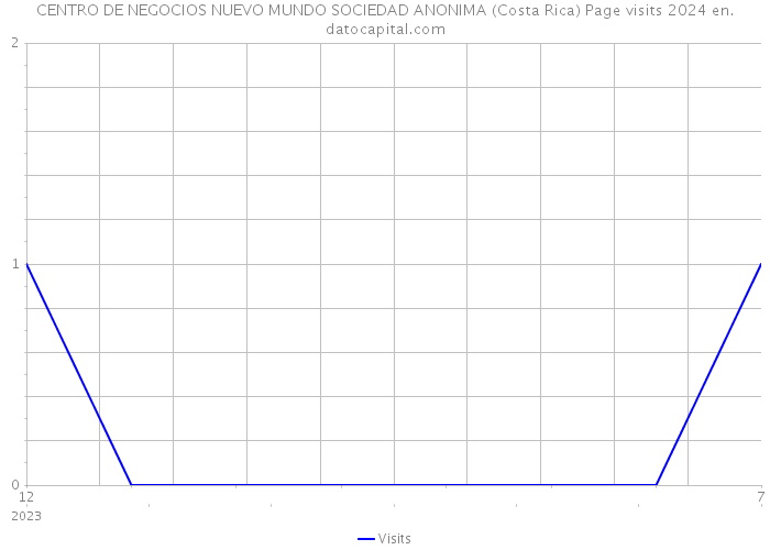 CENTRO DE NEGOCIOS NUEVO MUNDO SOCIEDAD ANONIMA (Costa Rica) Page visits 2024 