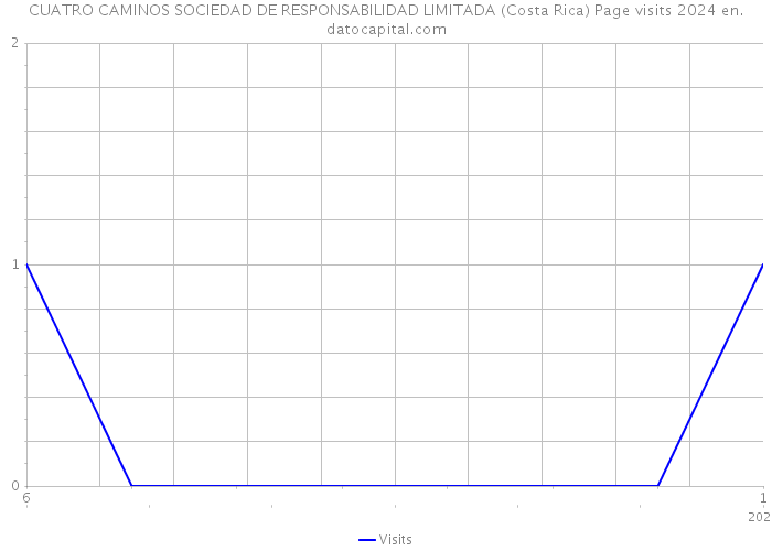 CUATRO CAMINOS SOCIEDAD DE RESPONSABILIDAD LIMITADA (Costa Rica) Page visits 2024 