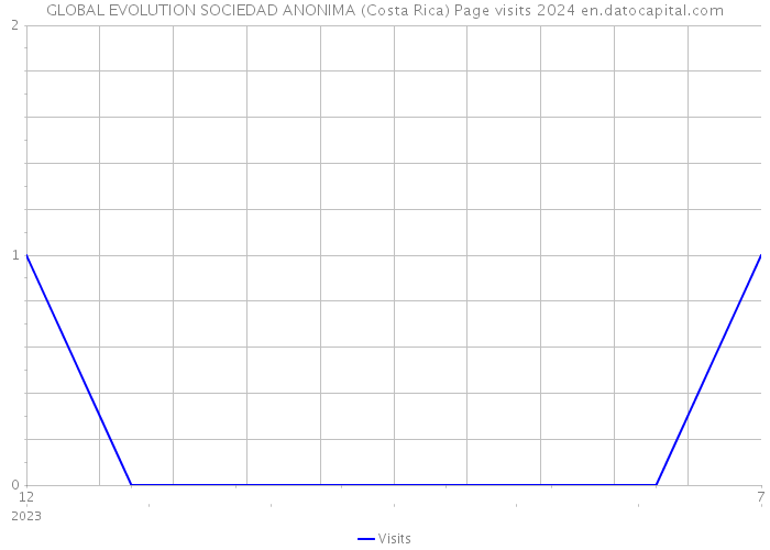 GLOBAL EVOLUTION SOCIEDAD ANONIMA (Costa Rica) Page visits 2024 
