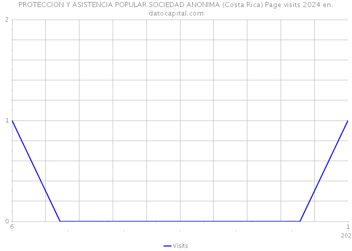 PROTECCION Y ASISTENCIA POPULAR SOCIEDAD ANONIMA (Costa Rica) Page visits 2024 