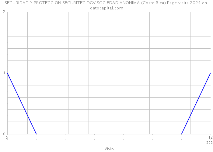 SEGURIDAD Y PROTECCION SEGURITEC DGV SOCIEDAD ANONIMA (Costa Rica) Page visits 2024 