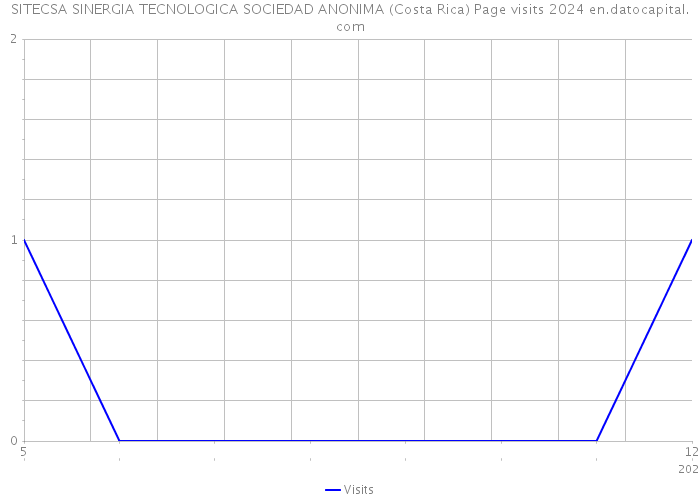 SITECSA SINERGIA TECNOLOGICA SOCIEDAD ANONIMA (Costa Rica) Page visits 2024 