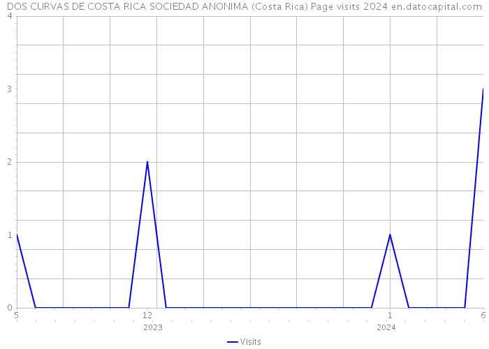 DOS CURVAS DE COSTA RICA SOCIEDAD ANONIMA (Costa Rica) Page visits 2024 