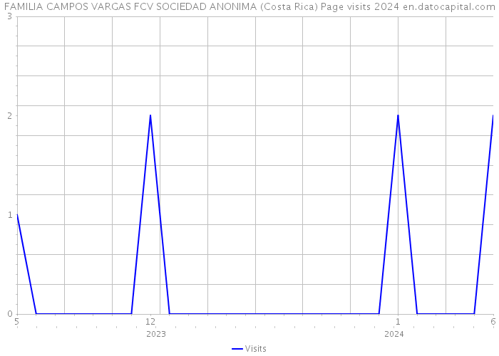 FAMILIA CAMPOS VARGAS FCV SOCIEDAD ANONIMA (Costa Rica) Page visits 2024 