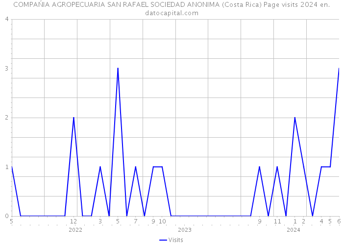 COMPAŃIA AGROPECUARIA SAN RAFAEL SOCIEDAD ANONIMA (Costa Rica) Page visits 2024 