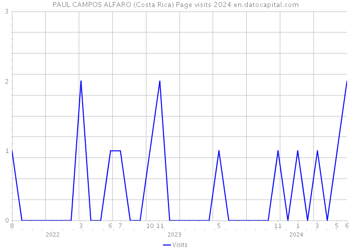 PAUL CAMPOS ALFARO (Costa Rica) Page visits 2024 