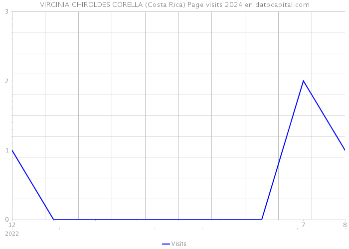VIRGINIA CHIROLDES CORELLA (Costa Rica) Page visits 2024 