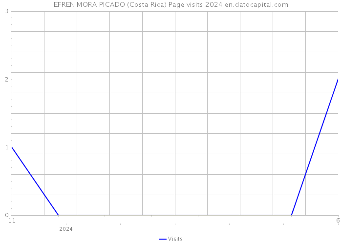 EFREN MORA PICADO (Costa Rica) Page visits 2024 