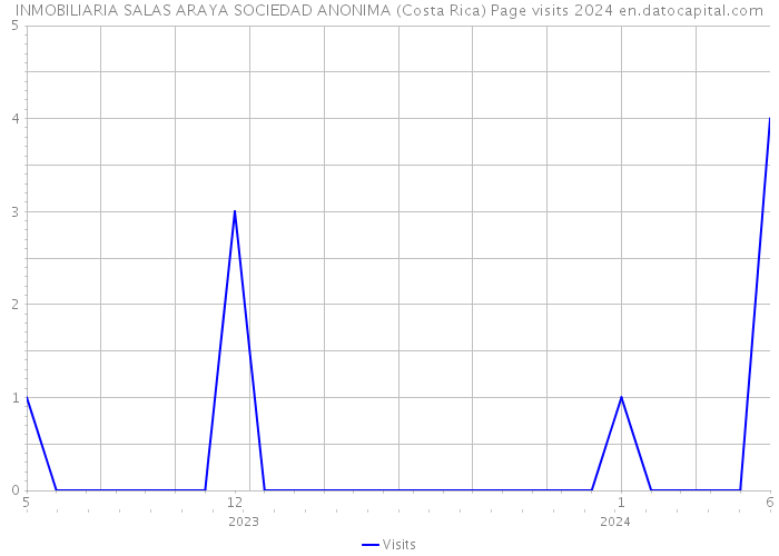 INMOBILIARIA SALAS ARAYA SOCIEDAD ANONIMA (Costa Rica) Page visits 2024 