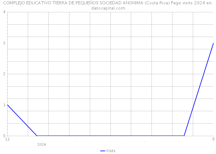COMPLEJO EDUCATIVO TIERRA DE PEQUEŃOS SOCIEDAD ANONIMA (Costa Rica) Page visits 2024 