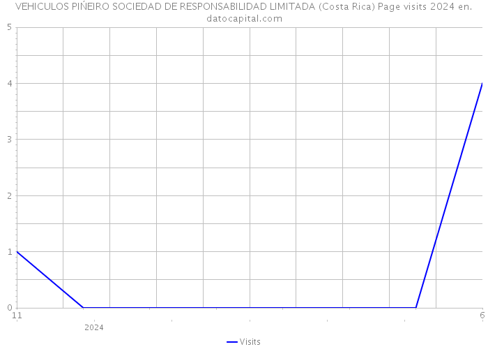VEHICULOS PIŃEIRO SOCIEDAD DE RESPONSABILIDAD LIMITADA (Costa Rica) Page visits 2024 