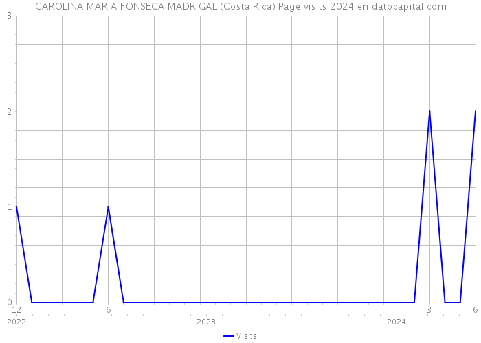 CAROLINA MARIA FONSECA MADRIGAL (Costa Rica) Page visits 2024 