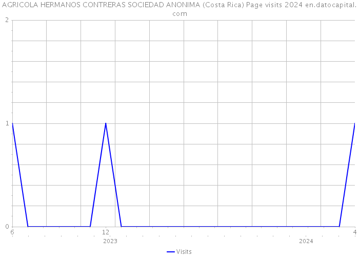 AGRICOLA HERMANOS CONTRERAS SOCIEDAD ANONIMA (Costa Rica) Page visits 2024 