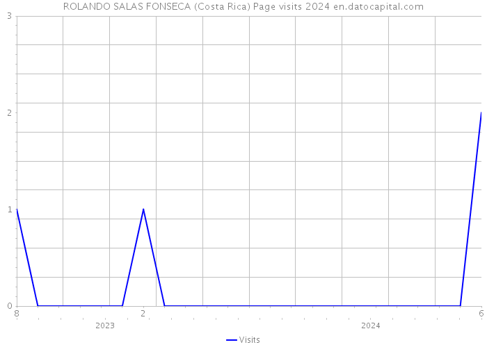 ROLANDO SALAS FONSECA (Costa Rica) Page visits 2024 