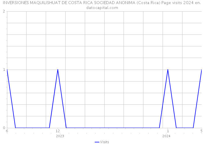 INVERSIONES MAQUILISHUAT DE COSTA RICA SOCIEDAD ANONIMA (Costa Rica) Page visits 2024 