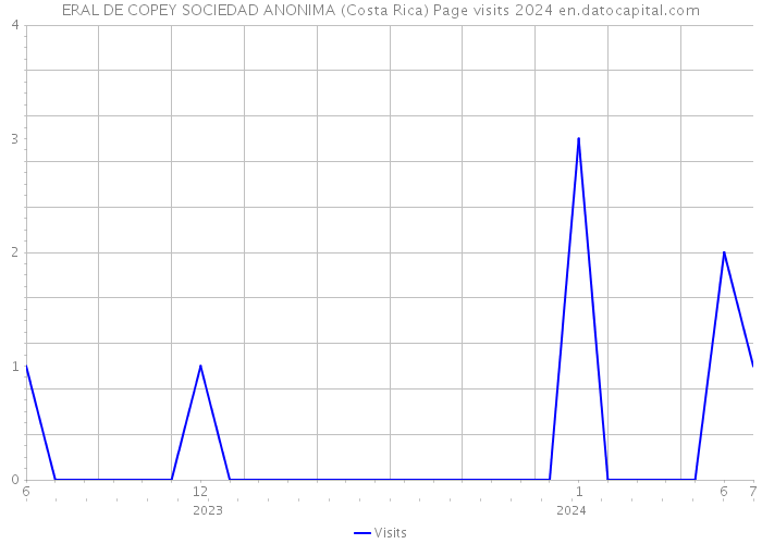 ERAL DE COPEY SOCIEDAD ANONIMA (Costa Rica) Page visits 2024 