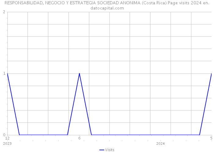 RESPONSABILIDAD, NEGOCIO Y ESTRATEGIA SOCIEDAD ANONIMA (Costa Rica) Page visits 2024 
