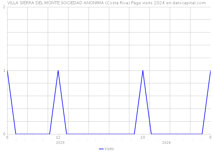VILLA SIERRA DEL MONTE SOCIEDAD ANONIMA (Costa Rica) Page visits 2024 